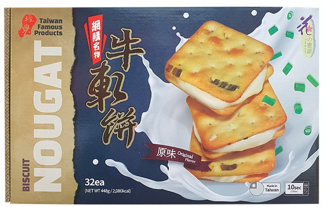 대만 누가 비스킷 448g (14g x 32입), 14g, 32개