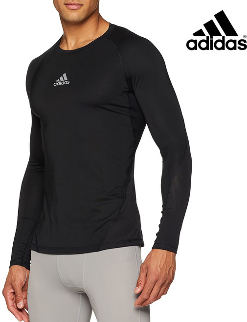 아디다스 긴팔 테크핏 CW9486 알파스킨 트레이닝 셔츠
