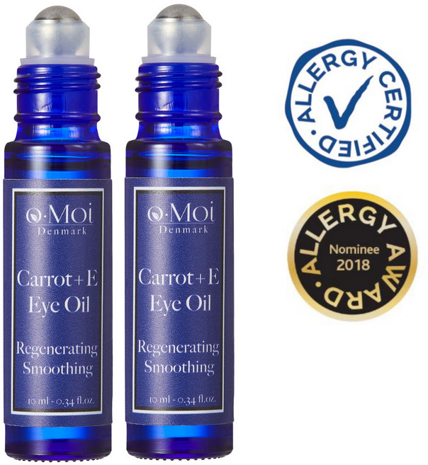 오무아 캐럿 E 아이오일 롤온 아이크림 아이세럼 10ml, 2개