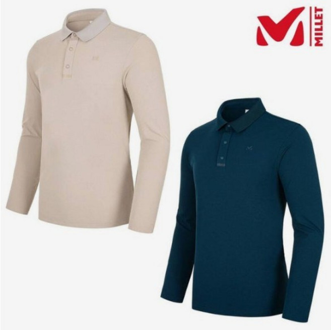 밀레 남성 봄 가을 간절기 긴팔티셔츠 카라티셔츠 이월상품 케이투 에베레스트 한라산