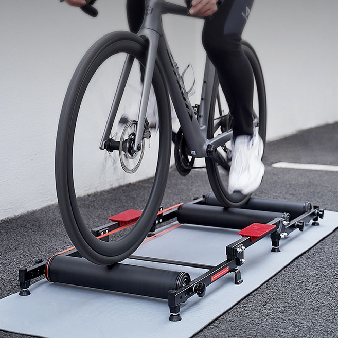 자전거 평로라 자전거 실내훈련, 골접이식 평로라 골드 + 요가 매트, 1개, 골드+요가매트