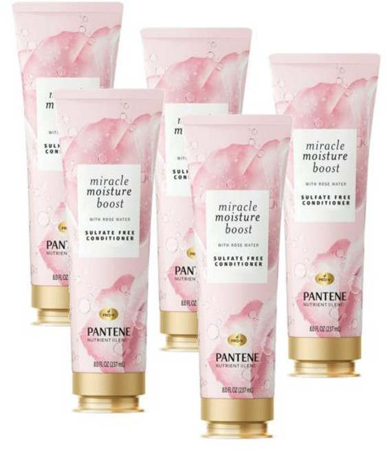 팬틴 미라클 모이스쳐 부스트 로즈워터 컨디셔너 Pantene Miracle moisture boost Conditioner, 5개, 237ml