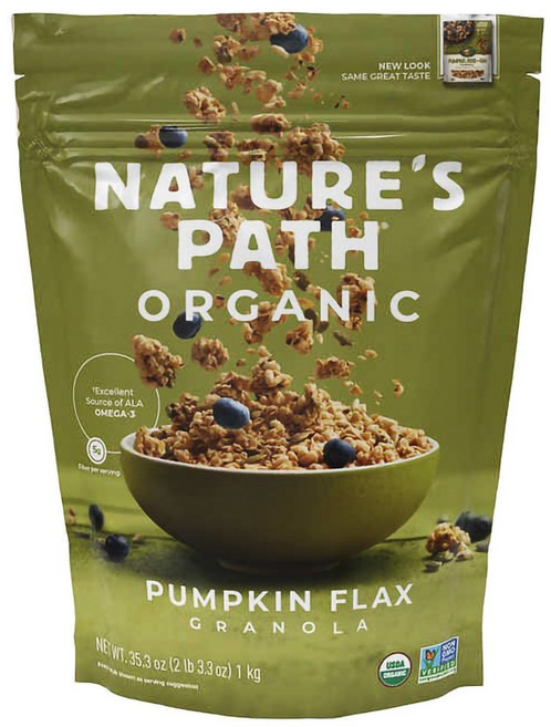 Nature's Path 네이쳐스 패스 펌킨 시드 플렉스 그래놀라 1kg Pumkin Flax Granola, 1개