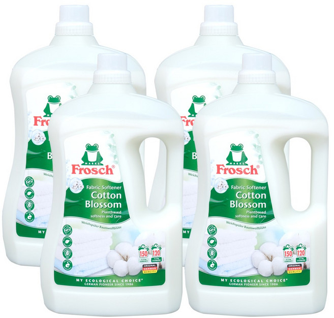 프로쉬 섬유유연제 코튼 블라썸 본품, 4개, 3L