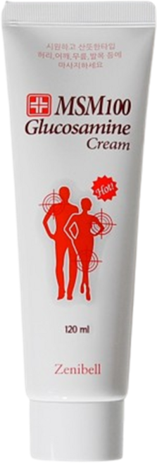 MSM100 글루코사민 크림 핫, 단품, 1개