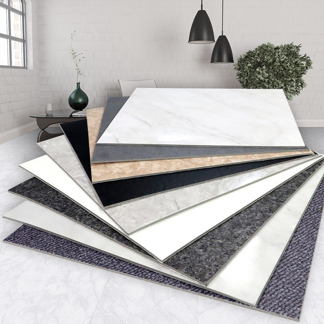 데코랑 접착식 바닥 데코타일 사무실 베란다 현관, 11.비앙코 아이보리 (TI-08), 1개