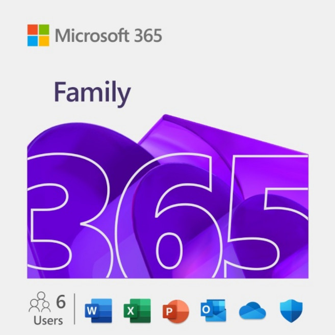 [마이크로소프트] Microsoft 365 Family PKC [가정용/실물발송/6인사용/1년사용] 소프트웨어