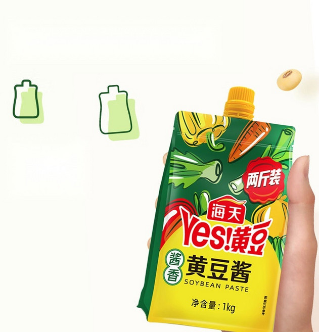 중국 된장 하이텐 황두장 1kg 450g 볶음 소스 조미료 JIKTEM BJ5042111, 해천 황두장, 2개