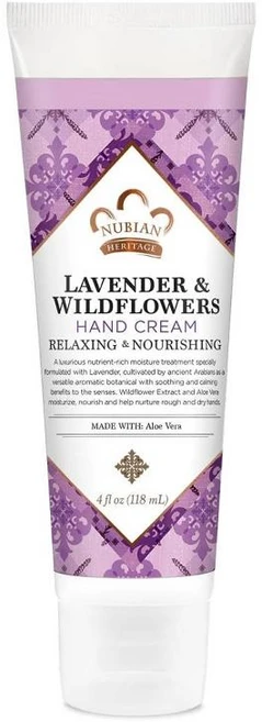 Nubian Heritage 누비안 헤리티지 라벤더 와일드플라워 핸드 크림 118ml, 1개 - 쿠팡