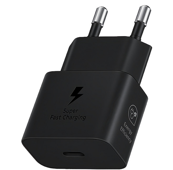 삼성전자 PD PPS GaN C타입 초고속 충전기 25W, 블랙, 1개