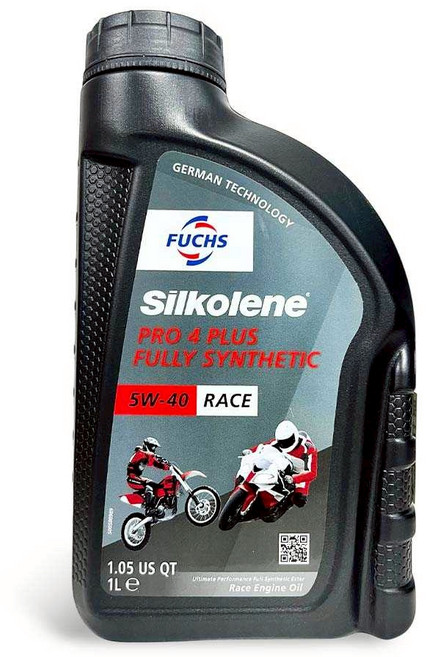 Silkolene PRO 4 PLUS 全合成機油 5W-40 RACE, 1個, SILKOLENE PRO 4 PLUS 5W40