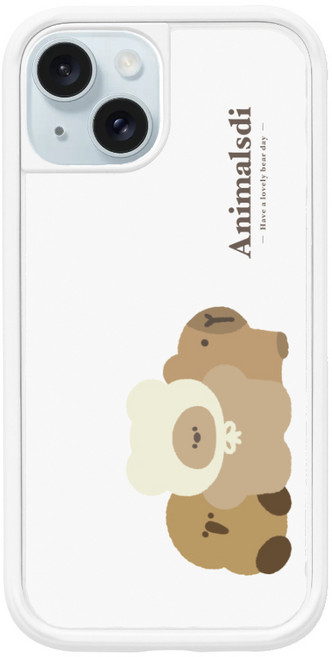 COMPLE MagSafe感應式卡槽防摔殼_悠遊卡手機殼 x 磁吸無線充電 For iPhone（帽帽熊與好朋友）