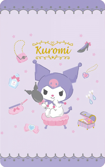 산리오 캐릭터를 지갑속에 두번째 캐릭터 카드스티커2!!!, 교통카드형, 1매, 3.쿠로미거울