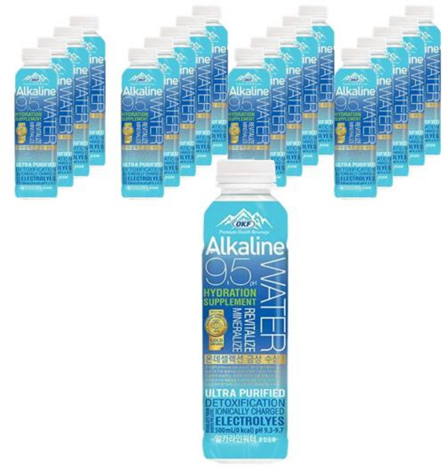 OKF 미네랄 갈증해소 탕비실 식후 음료 알카라인워터 500ml 20개, 1개