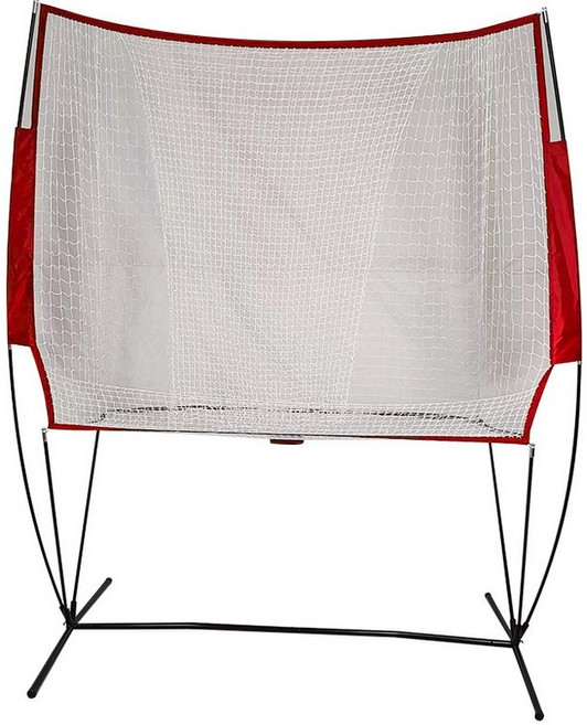반센트 타겟 홀 집중 훈련! 210cm 테니스/야구/골프 셀프 연습 네트 연습 셀프 훈련 스윙 벽치기 그물 스쿼시, 1개, 레드