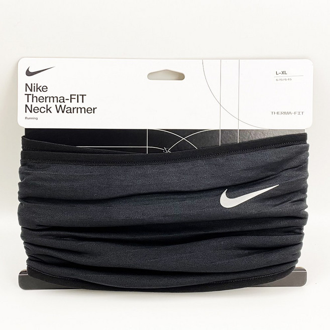 나이키 넥워머 써마 스피어 얇은 목토시 등산 축구 방한용품, 블랙, 1개