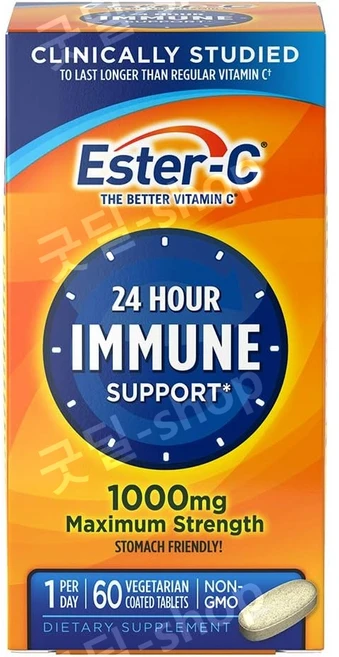 네이처스 바운티 맥시멈 스트렝스 에스터C 중성 비타민C 1000mg 60정 - 쿠팡