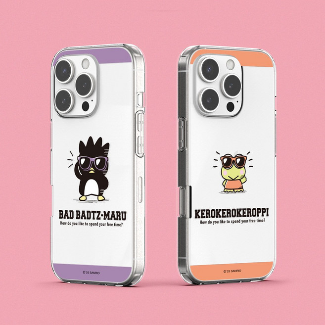 산리오 선글라스 젤리 투명케이스 한교동 포차코 턱시도샘 갤럭시버디3 A156 A155