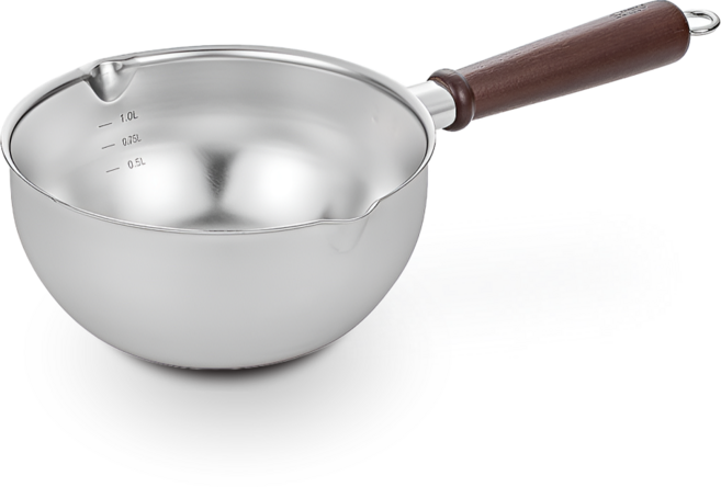 에지리 인덕션 무연마제 제노 스텐 소스팬 시리즈 I 스크래치 방지, 1개, 18cm