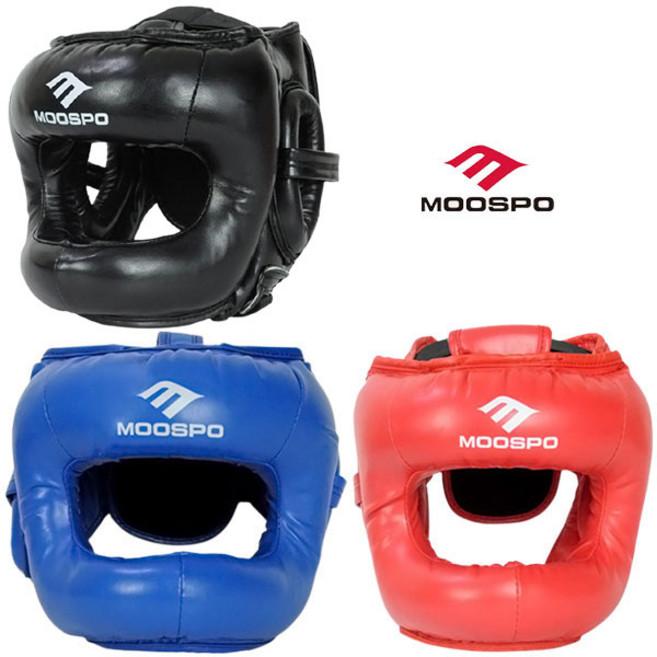 SG 무스포 안면보호 헤드기어 복싱 권투 격투기 보호구, 검정, 1개