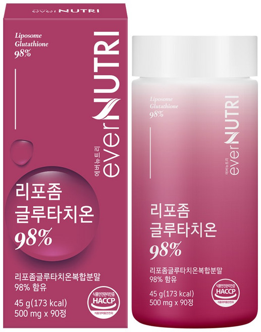 에버뉴트리 고순도 리포좀 글루타치온 98% 비타민C, 1개, 90정
