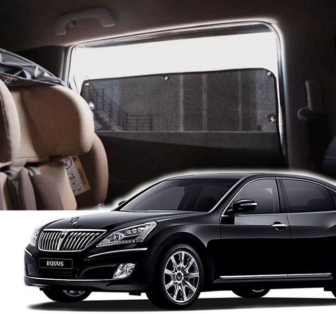 썬블럭 햇빛가리개 커튼 차박 에쿠스 2세대 (09년3월~15년11월) 2열, 1세트, 2열 검정 에쿠스2세대 HW174