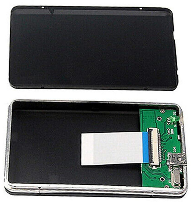 Sintech USB 2.0 외장 1.8인치 40핀 ZIF HDD 카드 케이스 포함 132479, Sintech USB 2.0 외장 1.8인치 40핀 Z