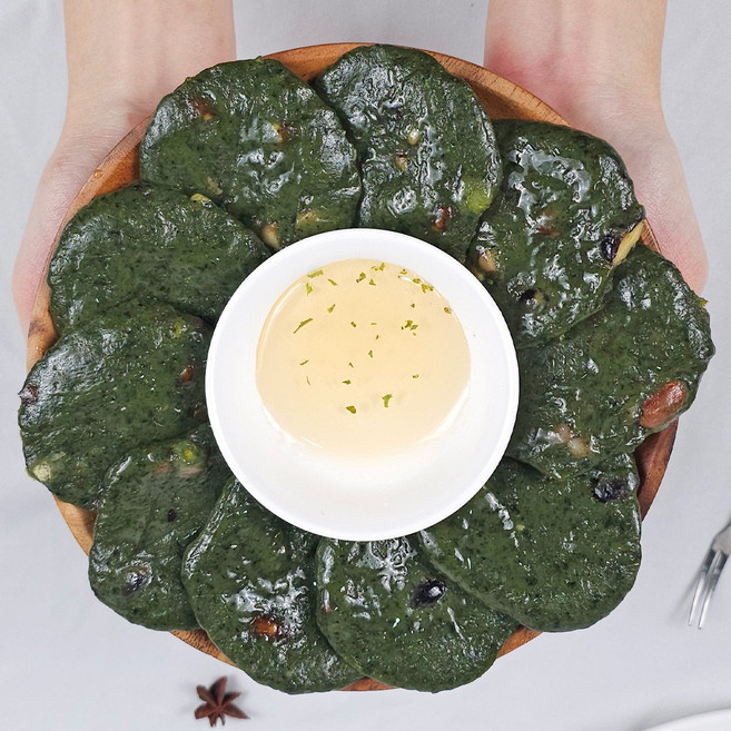 부산 방앗간 진도 쑥개떡 진도쑥 37%이상 함유 햇쑥 옛날맛 개별포장, 50개, 30g