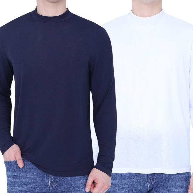 쿨티셔츠 냉감 반목티 빅사이즈 원플러스원