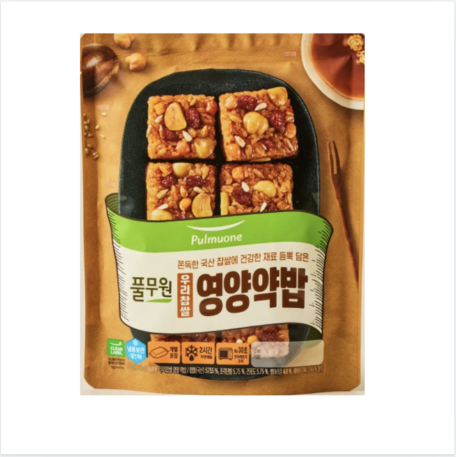 풀무원 우리찹쌀 영양 약밥(40gX8개입), 320g, 4개