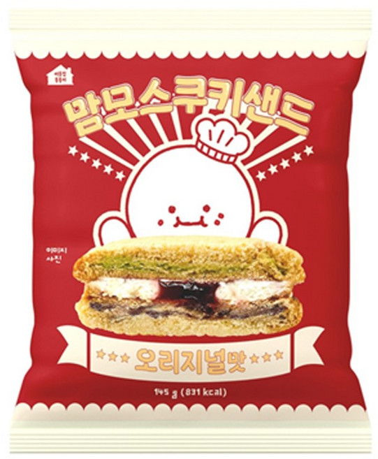 이웃집 맘모스쿠키샌드 오리지널맛 145g x 2개