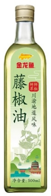 산초기름 마라기름 화조유 산초유 마조유 골든 아로와나 포도나무 오일 500ml 사천 및 충칭 스타일 냄비 쌀국수 야채 혼합 디핑 주방 조미료 참기름, 아로와나 바인 페퍼 오일 500m, 1개