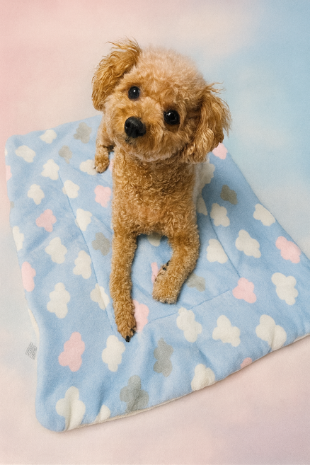 [푸들나무] 푸들나무 꿀잠이불, 1개, 구름블루