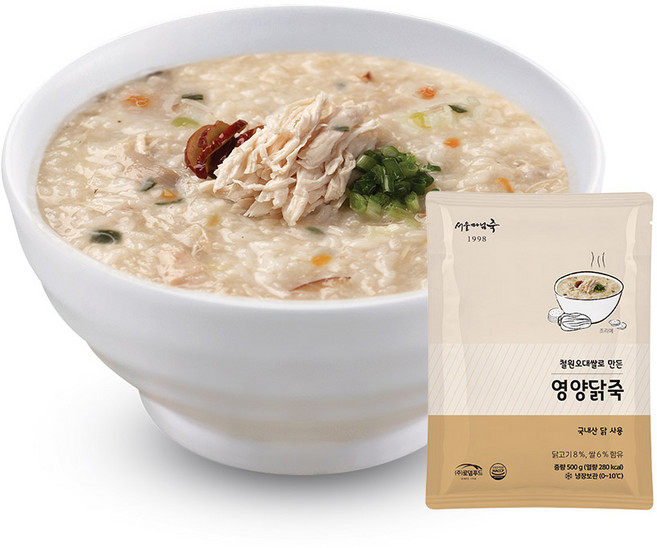 로뎀푸드 서울마님죽 영양닭죽 [SP005], 1개, 500g