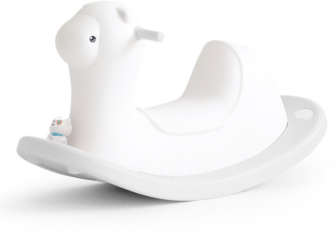 아이팜 리틀라마 흔들말 아기 흔들목마, 그레이, 1개