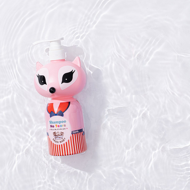 Babysassi 兒童不流淚洗髮精 700ml, 1個