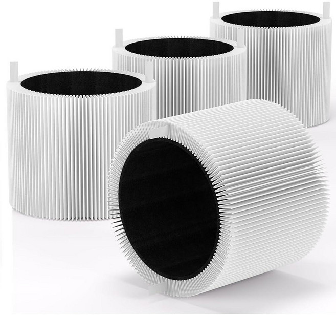 Leemone Blueair Blue Pure Mini Max 공기 청정기와 호환되는 블루 퓨어 미니 맥스 교체 필터 활성탄 FMINI 필터 2팩, 6 4 pack MINI MAX