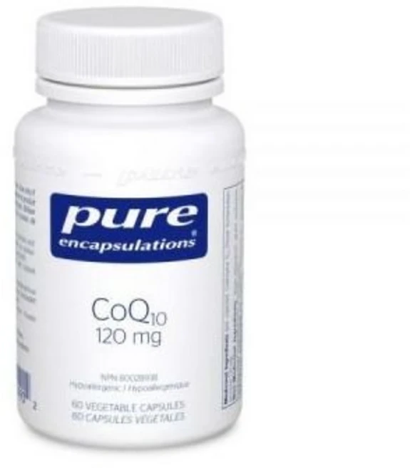 Pure Encapsulations CoQ10 퓨어 인캡슐레이션 코큐텐 120mg 60캡슐, 1개, 60정 - 쿠팡