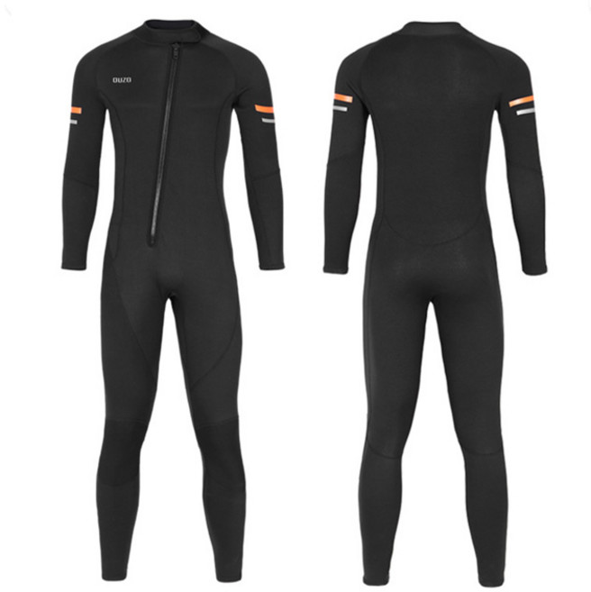 OUZO 클로즈셀 웻슈트 프리다이빙 스킨스쿠버 잠수복 서핑 슈트, 3MM