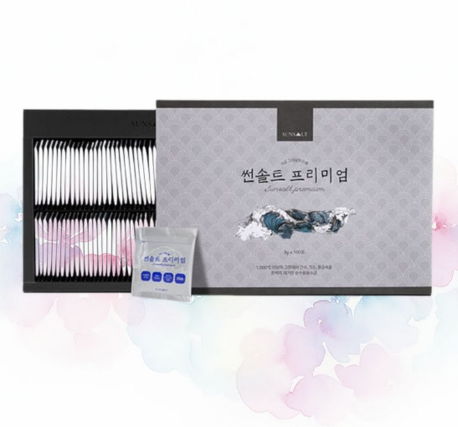 미 FDA 검사필 순도 99.9% 국내산 명품 용융소금 썬솔트 프리미엄 [원산지:국산(경상북도 경산시)], 1박스, 300g