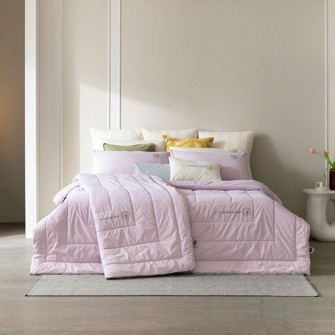 박술녀 양모 차렵 이불+베개커버