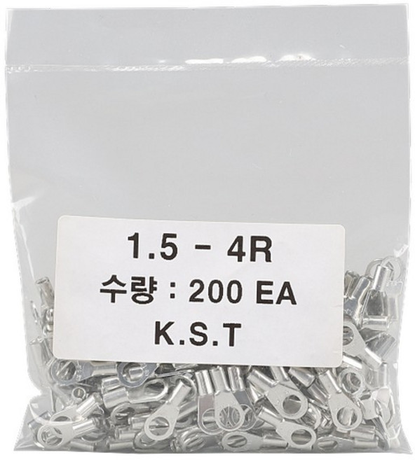 경성 압착터미널 소포장 1.5SQ x 4봉200EA, 1개