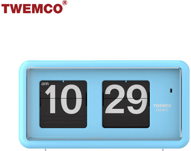 트웸코 QT-30 플립 탁상시계 벽시계 겸용, 스카이블루