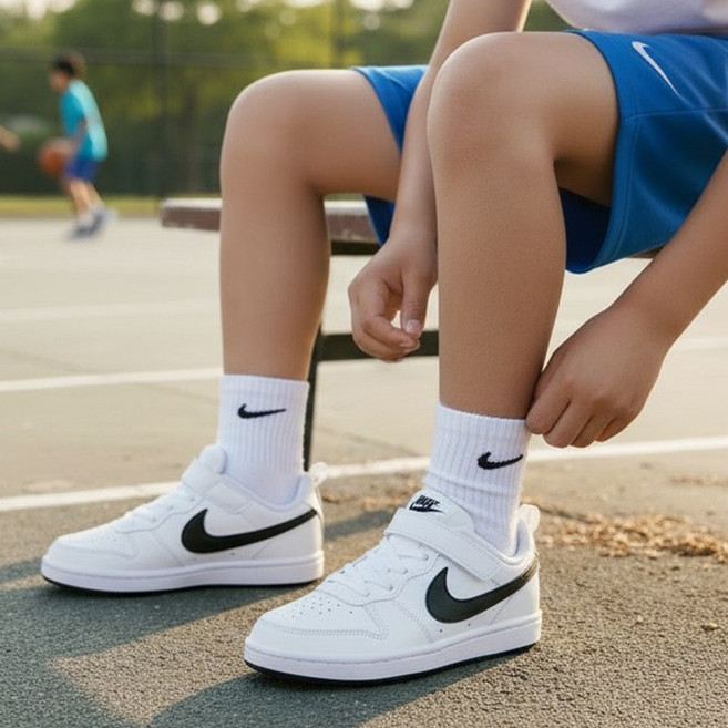 나이키 키즈 CBLP D454 코트버로우 아동화 주니어 운동화 사은품양말 국내매장판