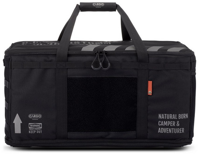 카고컨테이너 커스텀백 L 캠핑가방 다용도 이소가스가방 부탄가스 수납 멀티백, 블랙, 1개