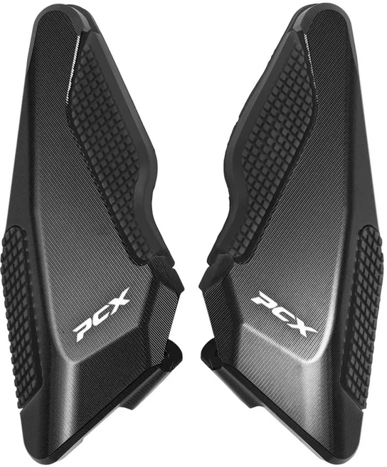 혼다 PCX125 풋 레스트 페그 스텝 액세서리 용 오토바이 뒷좌석 승객 발판, 05 Black