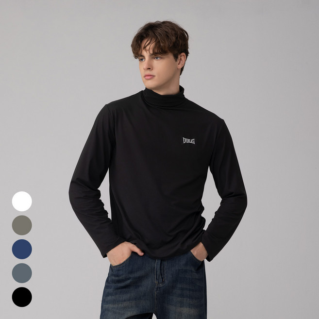 에버라스트 남자 목폴라 터틀넥 폴라티