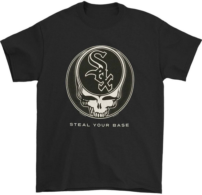 ROCKPANDA Grateful Dead Chicago White Sox Steal Your Base 반팔티