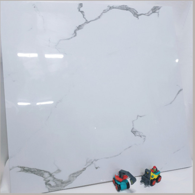 타일닷컴 비앙코카라라 대리석유광(600x600) 박스판매 1박스 4장(2개8장씩판매), 2. 비앙코대리석 유광 (BT - 3000), 2개