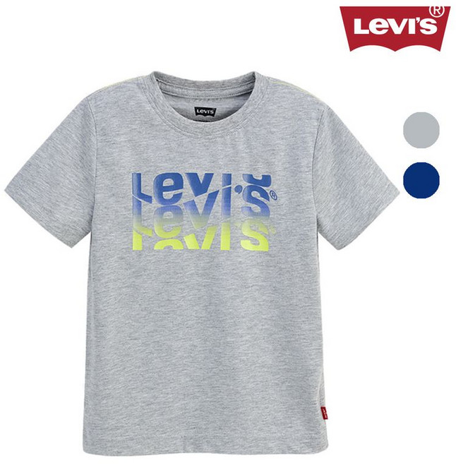 리바이스 키즈 로고웨이브 티셔츠L V212TS126P 토들러